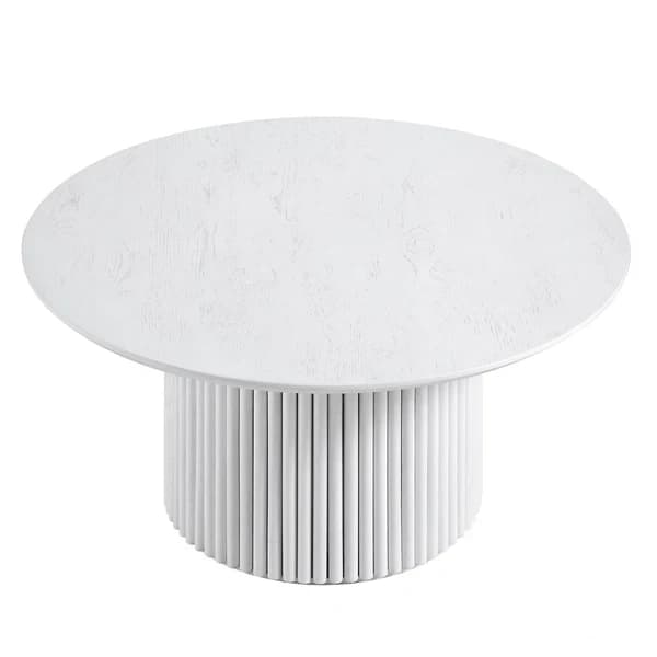 Ribbed coffee table photo 2