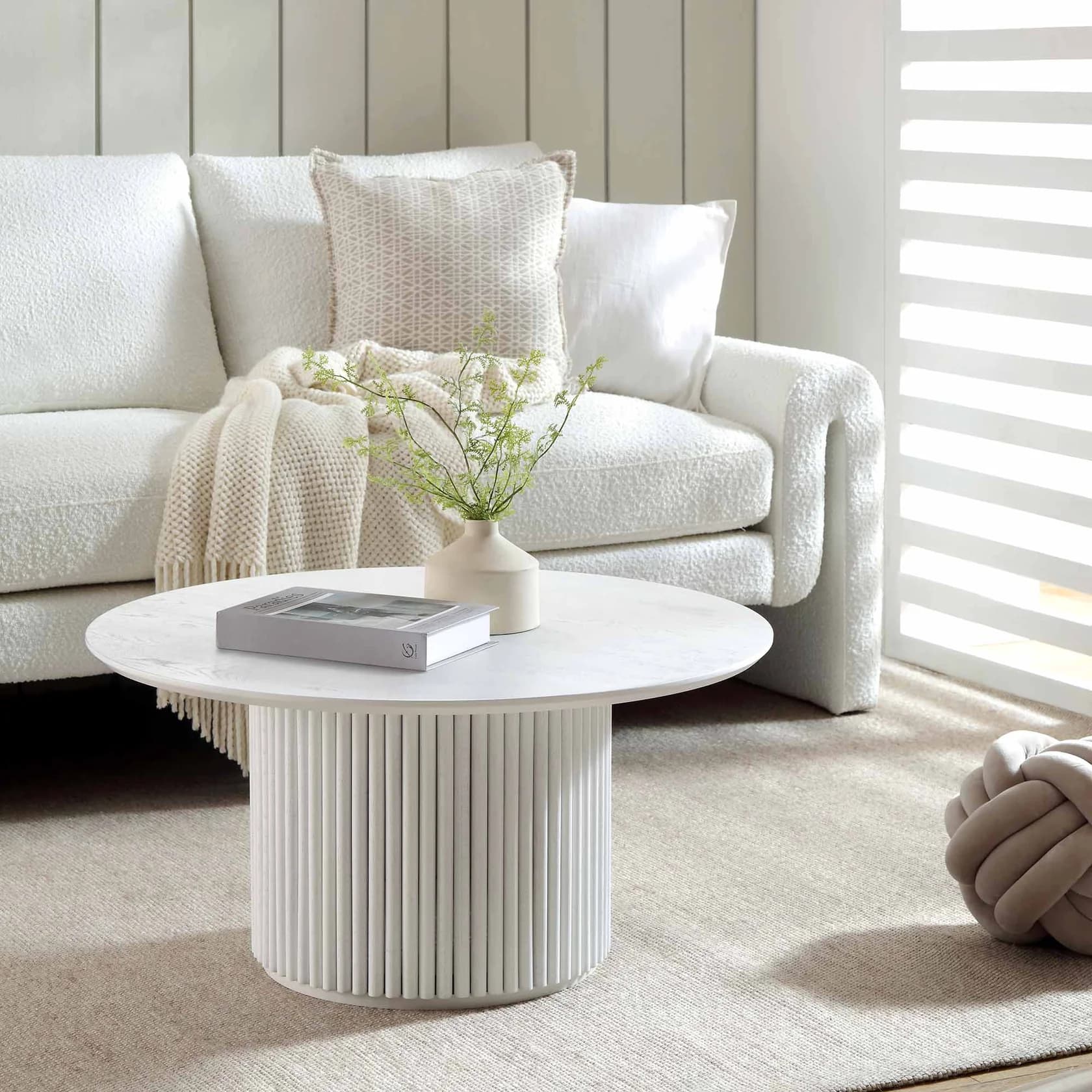 Ribbed coffee table photo 1