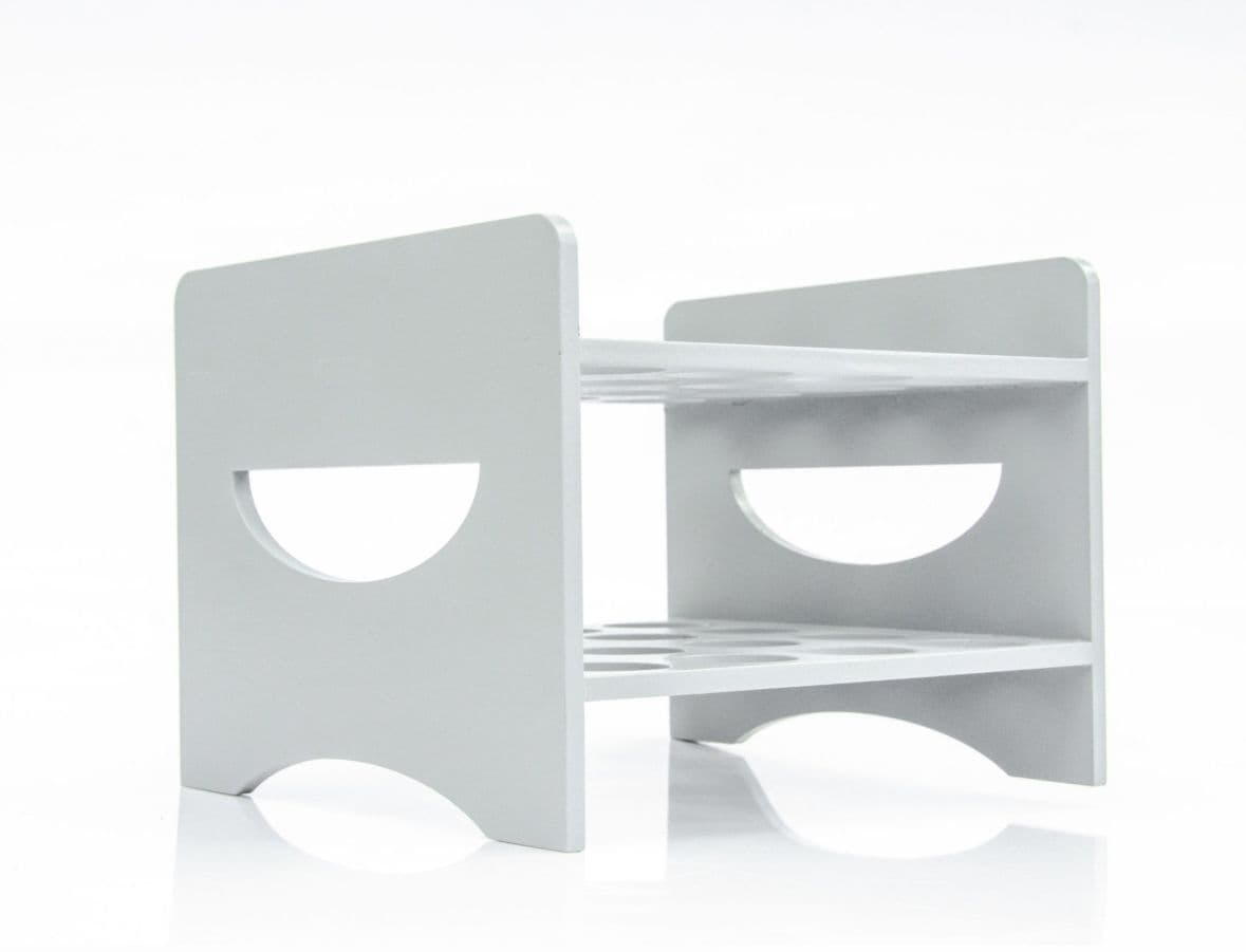 Double-Layer Wooden Egg Tray - Sleek Kitchen Storage photo 2