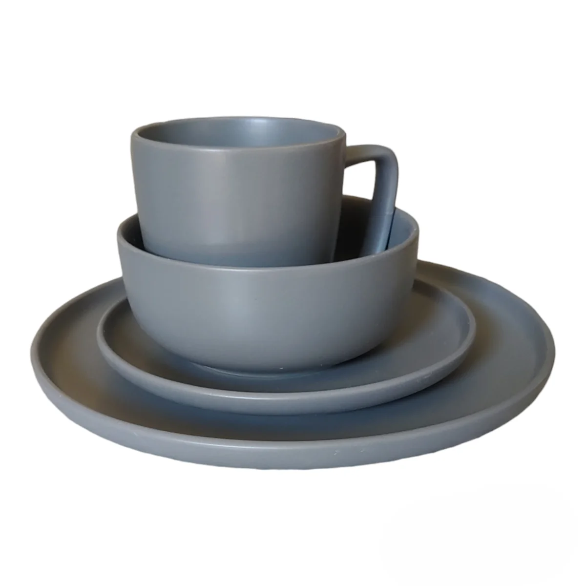 Dinner Set 16 Piece Lipped Stoneware photo 6